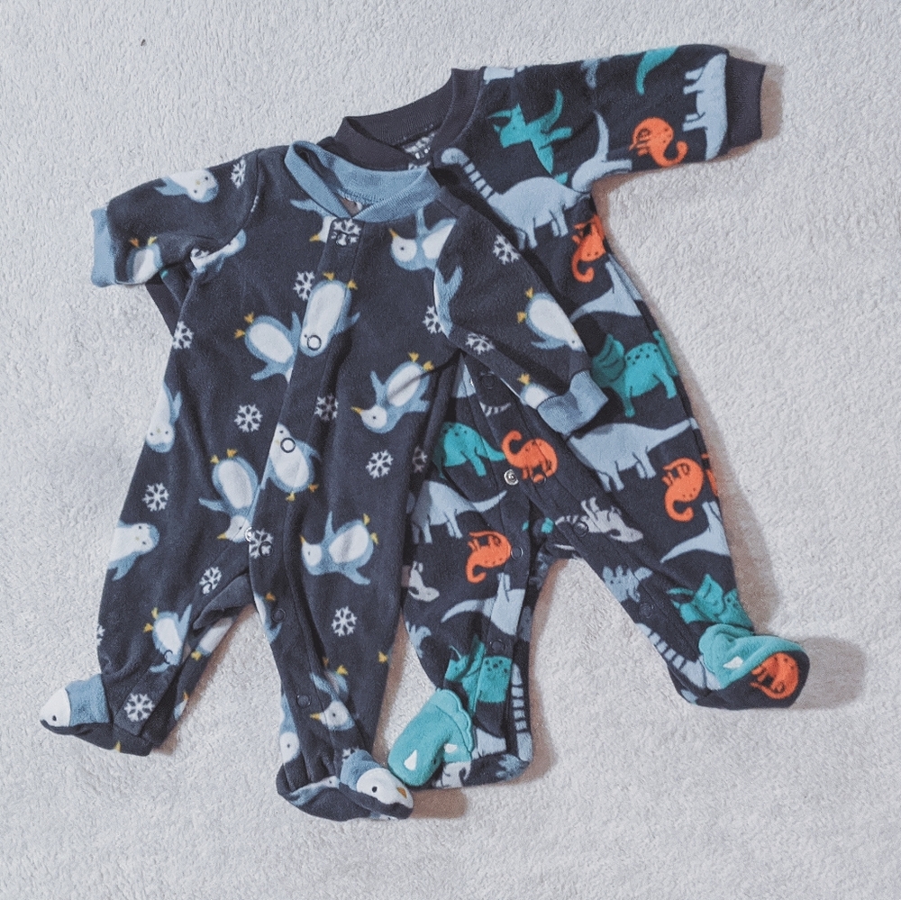 CARTERS - Fleece Pajama Bundle - 2 piece - PREEMIE